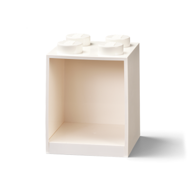Декоративная полка для хранения книг Х4 белая Lego 41141735