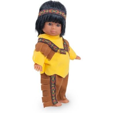 Кукла Дети Мира: Мальчик с одеждой индус 18 см The Doll Factory Kids of a world 01.61020