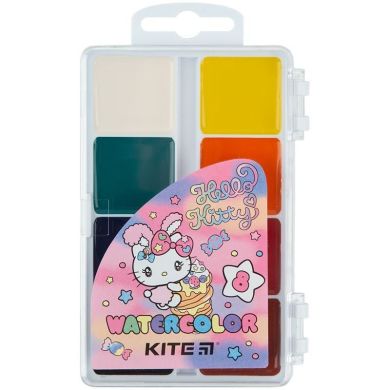 Фарби акварельні, 8 кольорів Hello Kitty HK23-065