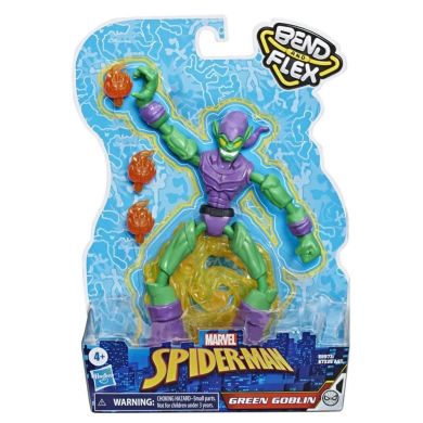 Ігрова фігурка героя фільму &laquo;Людина павук&raquo; серії &laquo;Bend and Flex&raquo; Green Goblin 15 см Marvel E8973