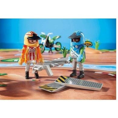 Конструктор Playmobil Play Map Мотокрос 9329
