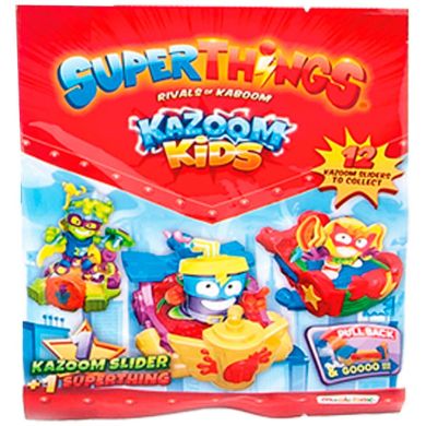 Игровой набор SUPERTHINGS серии "Kazoom Kids" S1 КАЗУМ-СЛАЙДЕР (слайдер, фигурка) SuperThings PST8D212IN00