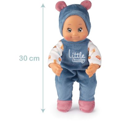 Коляска Smoby Little для прогулянок 3в1, з пупсом, синій, 12міс.+ 140308