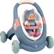 Коляска Smoby Little для прогулянок 3в1, з пупсом, синій, 12міс.+ 140308