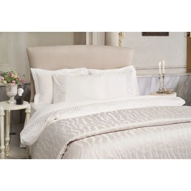 Комплект постіль STELLA CREAM, евророзмір PEPPERHOME STELLA 4402, евророзмір