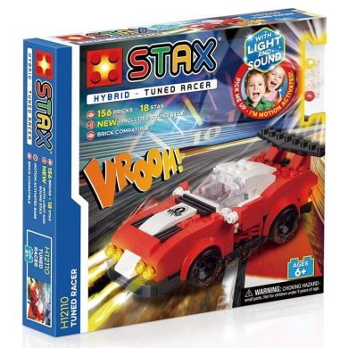 Конструктор электронный STAX Гоночный автомобиль красный LS-H12110