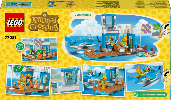Конструктор LEGO Animal Crossing Летайте из Dodo Airlines 77051