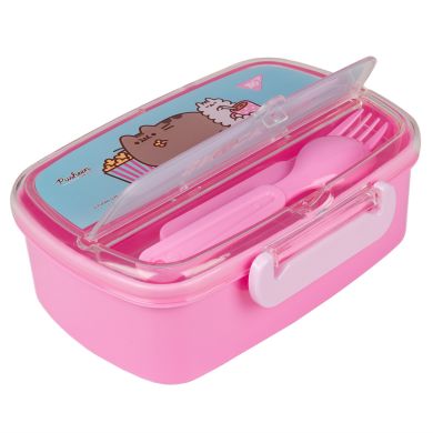 Контeйнер Yes Pusheen 750 мл, з приладдям 708161, Рожевий