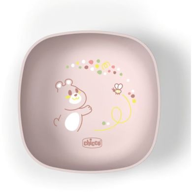 Миска для кормления с крышкой от 6 месяцев, цв.15 Chicco 16001.15, Розовый