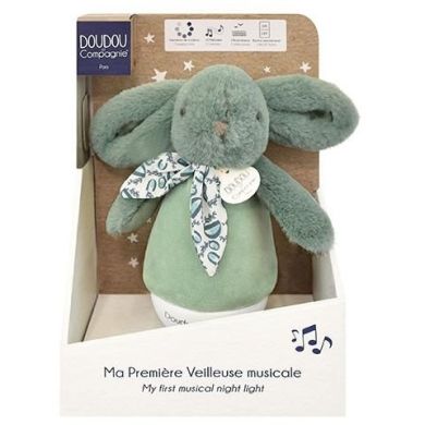 Музыкальный ночник кролик DouDou Lapin зеленый коллекция SENSORIEL DC4197, Зелёный