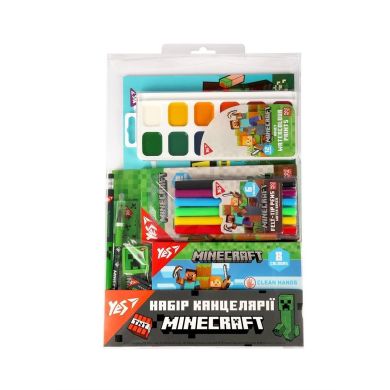 Набір канцелярії № 5 YES Minecraft 11 предметів 450217