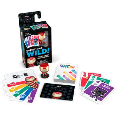 Настольная игра с карточками Funko Pop Something Wild серии Война бесконечности ЖЕЛЕЗНЫЙ ЧЕЛОВЕК Funko Pop 60495