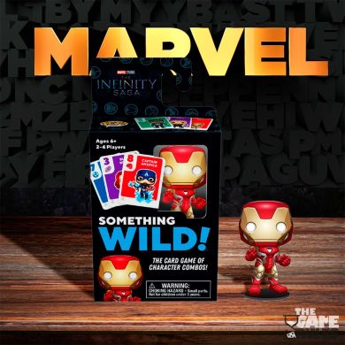 Настольная игра с карточками Funko Pop Something Wild серии Война бесконечности ЖЕЛЕЗНЫЙ ЧЕЛОВЕК Funko Pop 60495