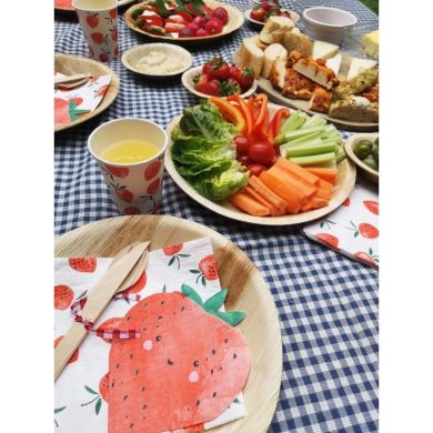 Одноразовые салфетки Strawberry Fields 20 шт Talking Tables STRAWB-NAPKIN