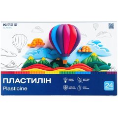 Пластилин, 24 цвета, 480 г. Kite K-089
