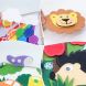 Розвиваюча книга для дітей Монтессорі Жираф XIE SHENG TOYS 25006