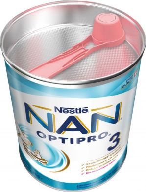 Сухая смесь Nestle NAN 3 OPTIPRO 12+, 800г 12347501 7613033358869