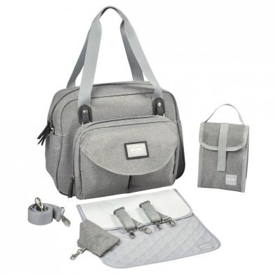 Сумка для мами Geneva Beaba Heather Grey 940244, Сірий