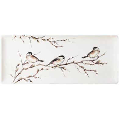 Таця для сервірувування прямокутна LES OISEAUX DE LA FORET GIEN 36x15,5 см 1854CPCA01