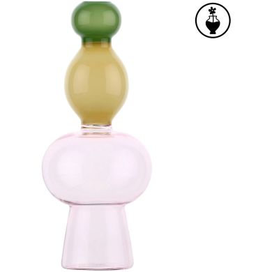 Ваза стеклянная для одного цветка ALCHIMIA TOP GREEN &Oslash; 10.5x26.5H Rituali Domestici U30264109U00