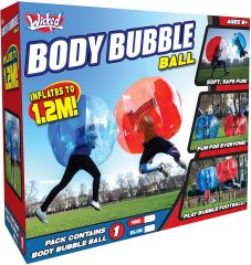 Велика надувна куля 1 шт WICKED BODY BUBBLE BALL в асортименті WKBBB