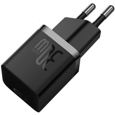 Зарядний пристрій Baseus GaN5FC mini 1C 30W CCGN070401 чорний 1011209