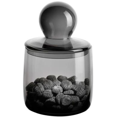 Банка з кришкою, сіра, ASA Selection 14,5 x 21,2 x 1,4 53573009