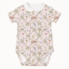 Боді Передня застібка з коротким рукавом i комiрцем для немовлят My Little Pie Petal 50 BSHL012CL