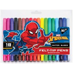 Фломастери 18 кольорів Marvel Spiderman YES 650497