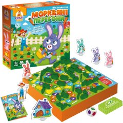 Гра настільна маршрутна. Морквяні перегони. Vladi Toys VT8055-33