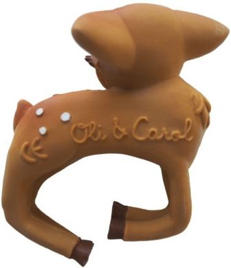Игрушка-прорезыватель Oli & Carol Олененок Олив 8437015928623, Коричневый