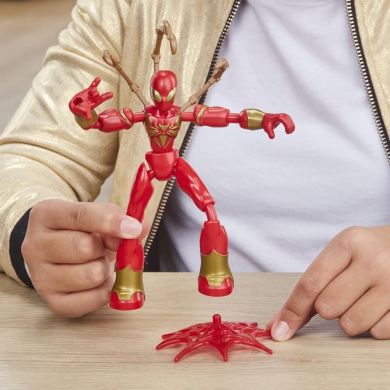 Ігрова фігурка героя фільму &laquo;Людина павук&raquo; серії &laquo;Bend and Flex&raquo; Iron Spider 15 см Marvel E8972