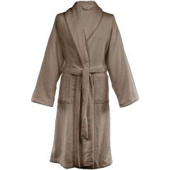 Халат TRIGA L/XL унісекс, шоколадний Tiseco 3635TAUPEDARK