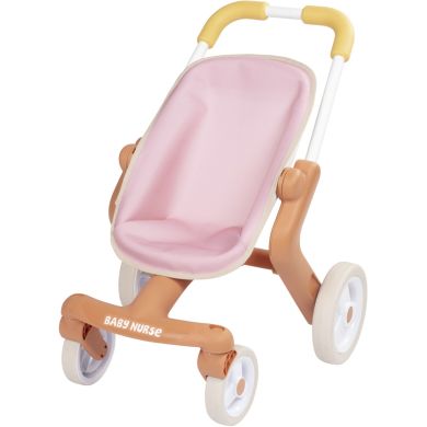 Коляска для ляльки Baby Nurse Теракотова пудра. Прогулянка, з поворотними колесами 7600251224