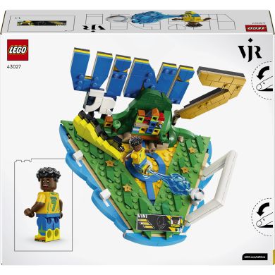 Конструктор Вінісіус Жуніор &mdash; найкращі моменти футбольних матчів Lego Editions Football 43027