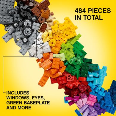 Конструктор LEGO Classic Коробка кубиків для творчого конструювання, 484 деталі 10696