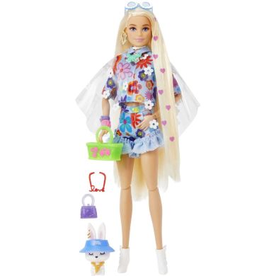 Лялька Barbie Барбі Екстра у квітковому образі HDJ45