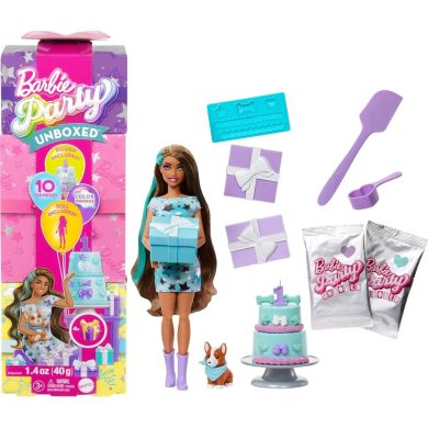 Лялька Barbie Вечірка-сюрприз у бірюзових тонах JFG72