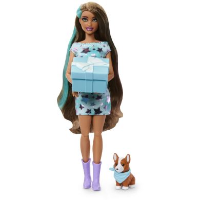 Лялька Barbie Вечірка-сюрприз у бірюзових тонах JFG72