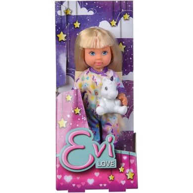 Лялька Eвi у пiжамi з єдинорогом, 3 види, 3+ SIMBA TOYS 5733685
