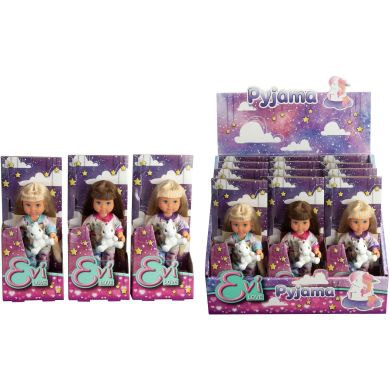 Лялька Eвi у пiжамi з єдинорогом, 3 види, 3+ SIMBA TOYS 5733685
