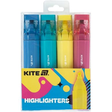 Маркер Highlighter, Kite Creative Trendy Colors, набор 4х K24-1144-4