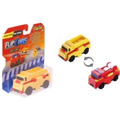 Машинка-трансформер Flip Cars 2в1 Самосвал и пожарный автомобиль EU463875-07