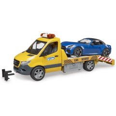 Набір іграшковий автомобіль MB Sprinter евакуатор з родстером Bruder 2675