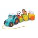 Набір ігровий Farm Tractor, в комплекті 3 причепи та 3 фігурки тварин 16-89027