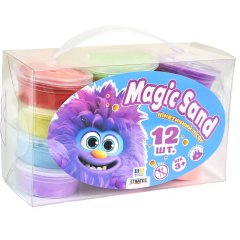 Набір кінетичного піску Magic sand 12 шт Strateg 39405 39405