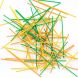 Набір стрижнів для 3D-ручки 3Doodler Start МІКС (75 шт: помаранчевий, жовтий, зелений) 3DS-ECO-MIX2-75
