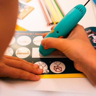 Набір стрижнів для 3D-ручки 3Doodler Start МІКС (75 шт: помаранчевий, жовтий, зелений) 3DS-ECO-MIX2-75
