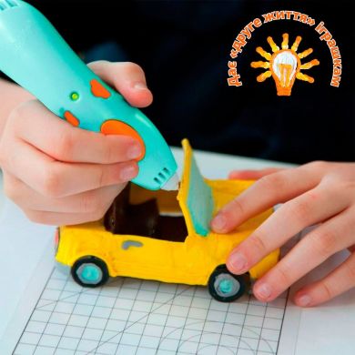 Набор стержней для 3D-ручки 3Doodler Start МИКС (75 шт: оранжевый, желтый, зеленый) 3DS-ECO-MIX2-75