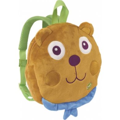 Кольоровий м'який рюкзак Oops Bear 3D для дітей від 18м+ 23x23x6 Коричневий 30006.11